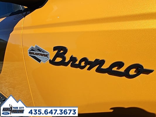 2021 Ford Bronco Wildtrak in Salt Lake City, UT - Karl Malone Auto Group