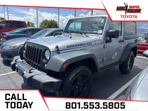 2016 Jeep Wrangler Black Bear