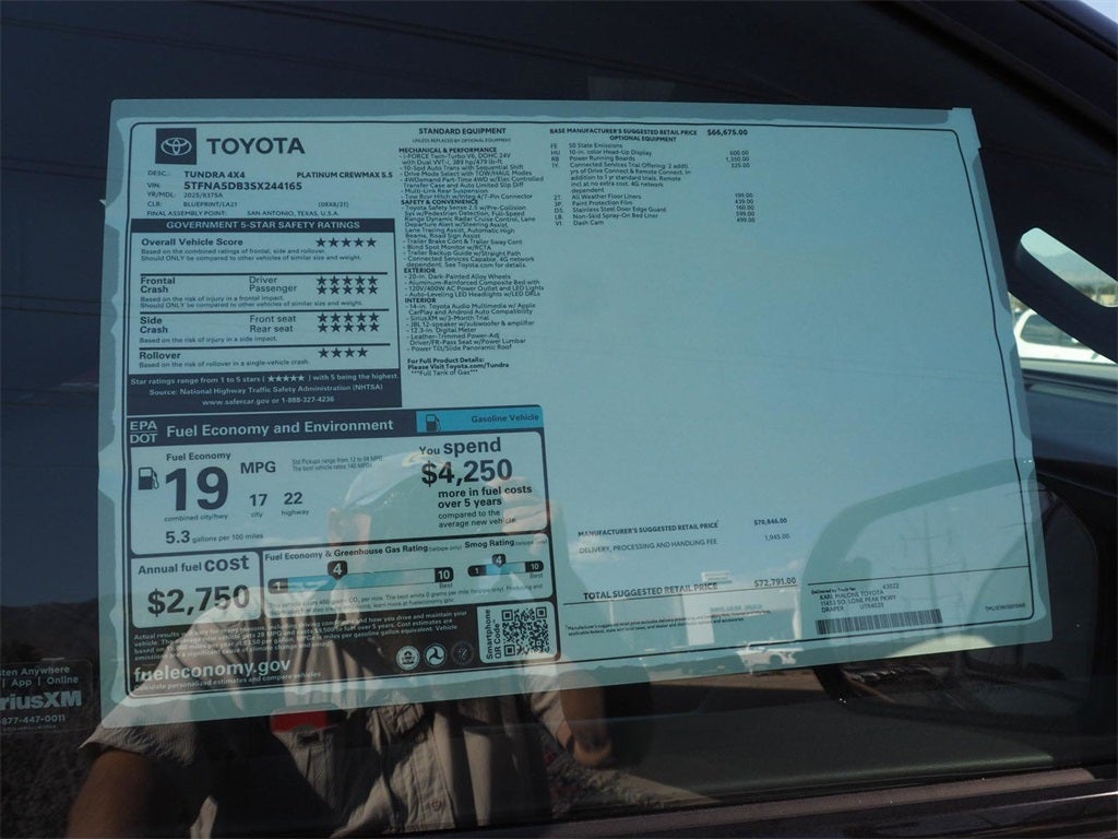 2025 Toyota Tundra Platinum