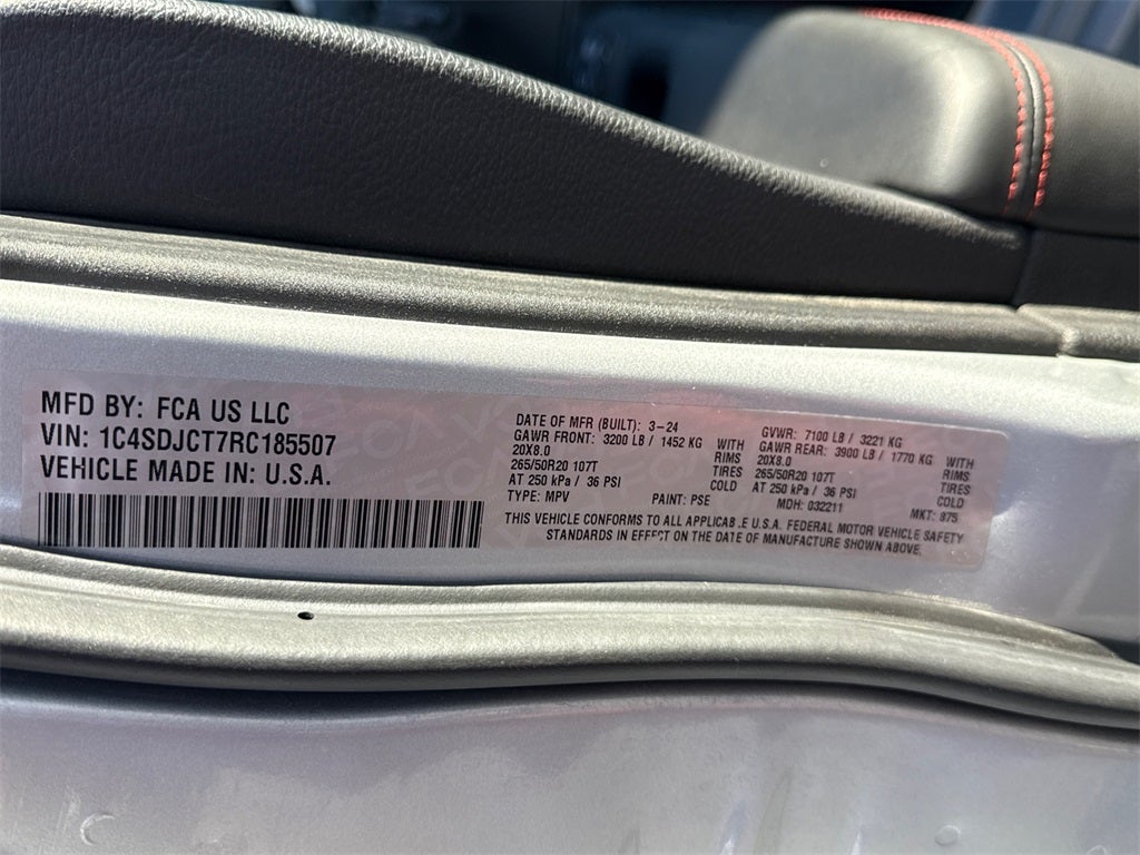 2024 Dodge Durango R/T Plus