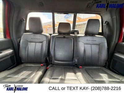 2015 Ford F-350SD Platinum